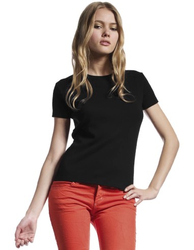C-N02-Women's Organic Interlock T-shirt